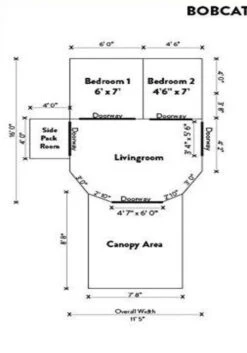 Wildcat Outdoor Gear BOBCAT 500 Inflatable Family Tent -Familytentcamping Shop 511M 96VpJL