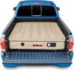 PPI-502 Full Size 6.0′-6.5′ Standard Bed Tan Truck Bed Mattress With Built-in Rechargeable Battery Air Pump