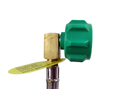 GasGear By GasStop 90 Degree Braided Stainless Pigtail Hose 18” -Familytentcamping Shop GG90IFB 12 5