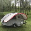Nucamp T@B 320 Teardrop Trailer Visor Silver/Sunset Red Trim -Familytentcamping Shop IMG 7099 620x d8e50bd4 1949 4eb8 9558 91c440cbbe3e
