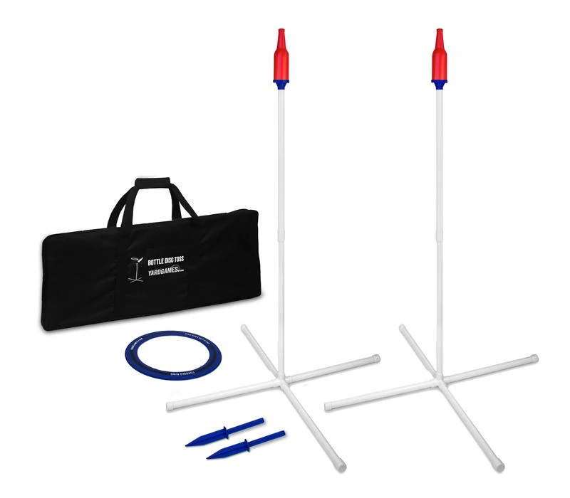 Bottle Disc Toss Outdoor Game - BOTTLEBASH-001 3 Bottle Disc Toss Outdoor Game - BOTTLEBASH-001