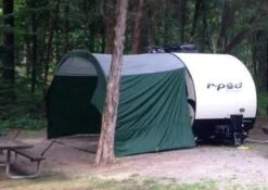 PahaQue R-Pod Teardrop Shelter Side Awning Silver / Forest Green Trim -Familytentcamping Shop awpod 2 1024x1024 3cd1e50f 5473 444a 8765 9efe2c460640