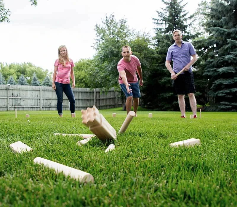 Hardwood Kubb Game Set 8 Hardwood Kubb Game Set - Image 6